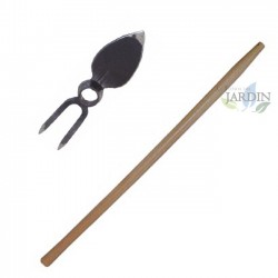 Garden hoe and pitchfork with handle 90 cm