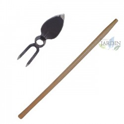 Garden hoe and fork with handle 120 cm