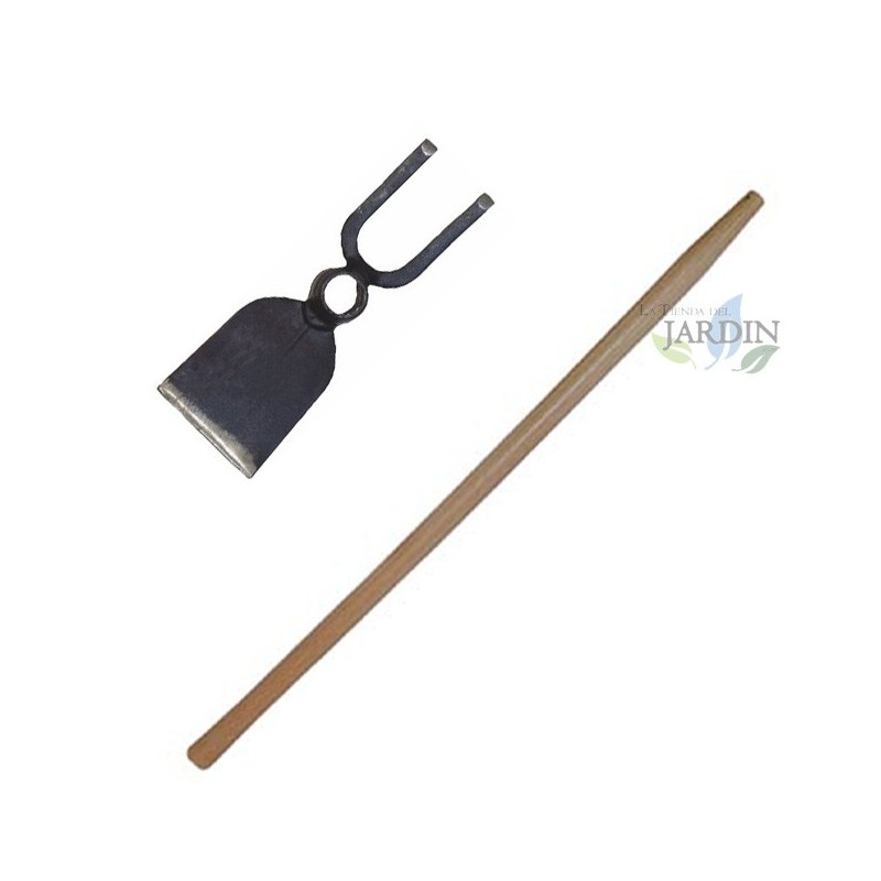 Enxada plana 33 cm e garfo com cabo 120 cm, ferramenta de jardim, enxada, garfo Enxada plana 33 cm e garfo com cabo 120 cm, ferramenta de jardim, enxada, garfo