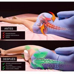 Oreiller de jambe ergonomique, recommandé pour aligner la colonne vertébrale