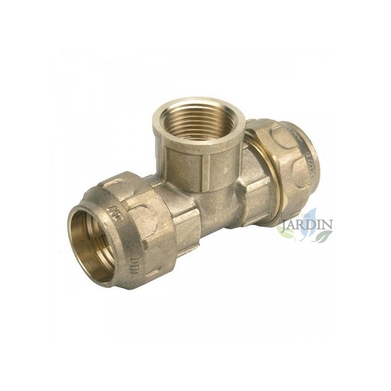 Raccordo femmina in ottone per tubo in polietilene | Misura a scelta | Pezzo in ottone | Installazione acqua