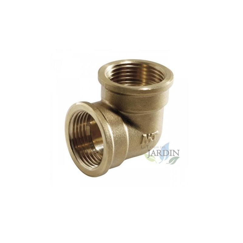 Brass female-female elbow, size of your choice