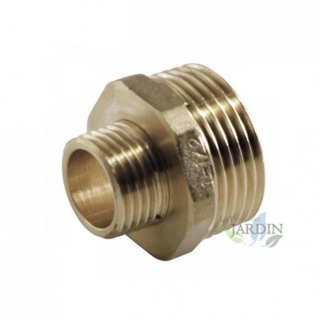 Brass threaded nipple, size of your choice