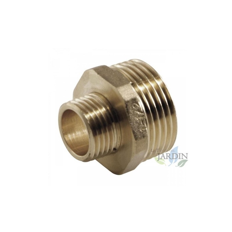 Brass threaded nipple, size of your choice