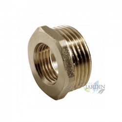 Reduced threaded brass nut, size of your choice