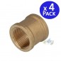 4 x 2 "brass threaded female sleeve 4 x 2 "brass threaded female sleeve