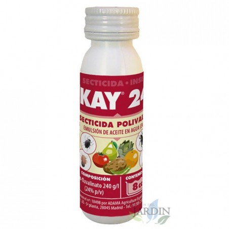 Insecticida Kay 24, 8cc. Uso en pulgón, trips, psila, prays, empoasca y otros