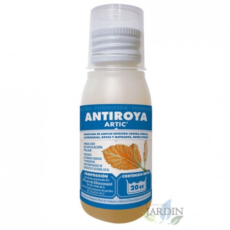 Antiroya Jed 20cc. Utiliser contre l'oïdium, l'alternaria, la rouille et les taches