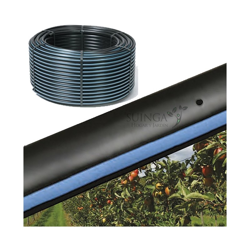 Tuyau de Goutte à Goutte 16 mm | Goutteurs Autocompensants Tous les 125 cm | Bobine de 400 Mètres Noire Tuyau de Goutte à Goutte 16 mm | Goutteurs Autocompensants Tous les 125 cm | Bobine de 400 Mètres Noire