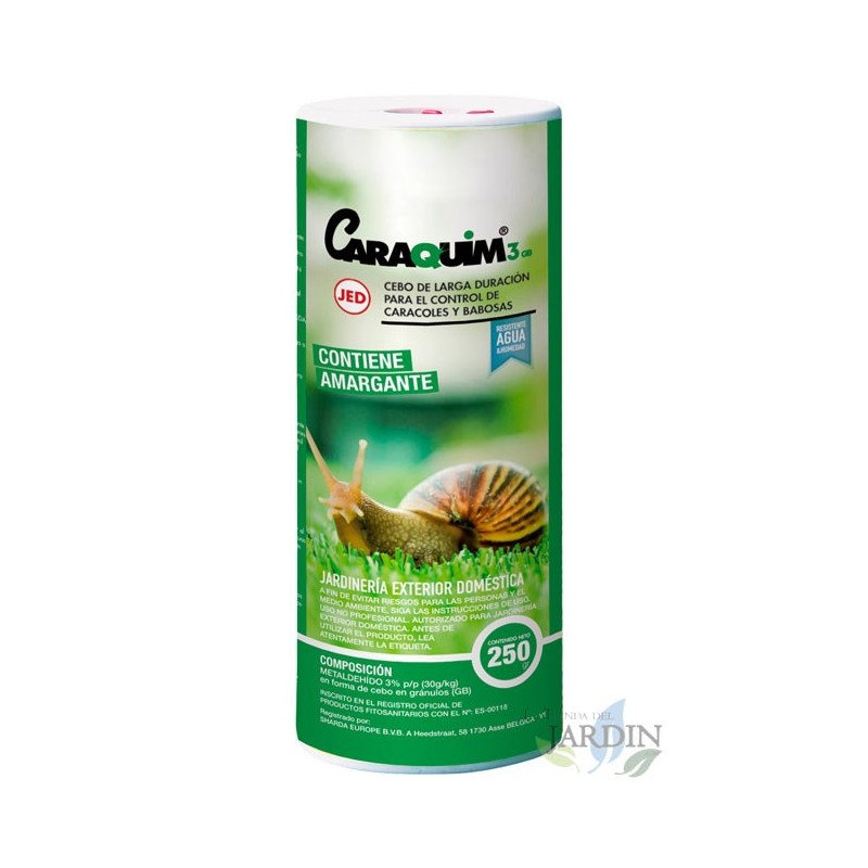 Caraquim Moluscicida 250gr Resistente à Umidade, Não Impermeável para Controle de Pragas