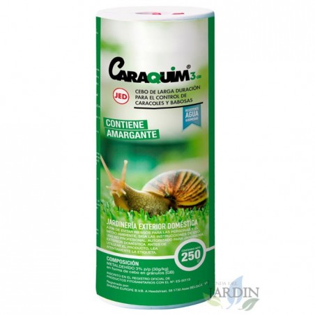 Caraquim Molluscicida 250 gr, resistente all'umidità, non impermeabile