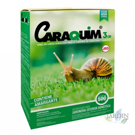 Caraquim Molluscicida 500 gr, resistente all'umidità, non impermeabile