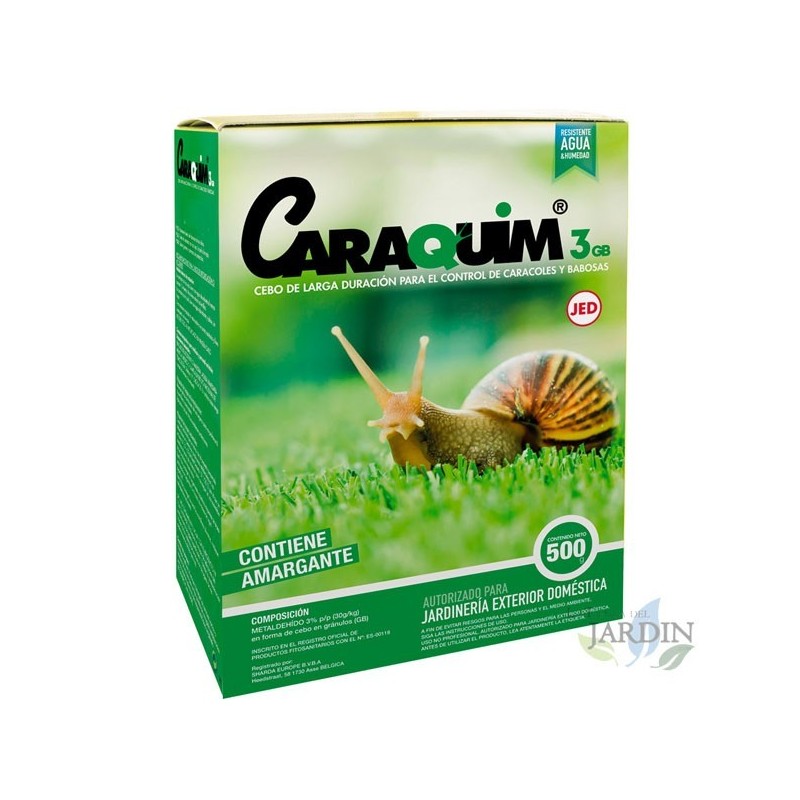 Caraquim Molluscicida 500 gr, resistente all'umidità, non impermeabile