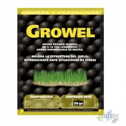 Fertilizzante organico Growel 20 g, migliora la struttura del terreno