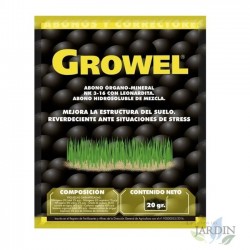 Engrais organique Growel 20 gr, améliore la structure du sol