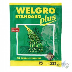 Fertilizante Welgro Standard Plus 30g. Recomendado para todas as aplicações.