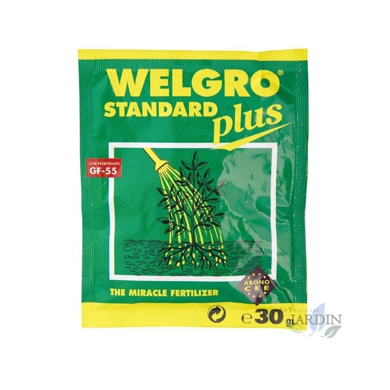 Welgro Standard Plus 30 g Dünger. Empfohlen für alle Anwendungen.