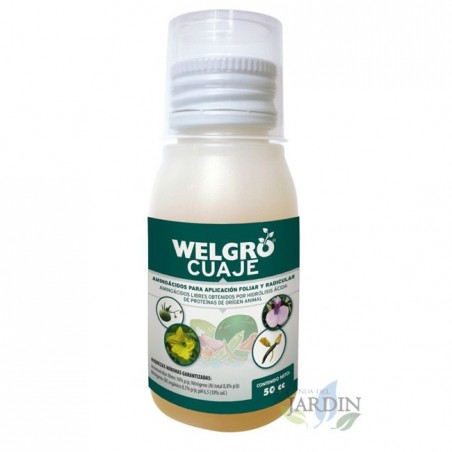 Welgro Cuaje 50cc, acides aminés pour application foliaire et racinaire