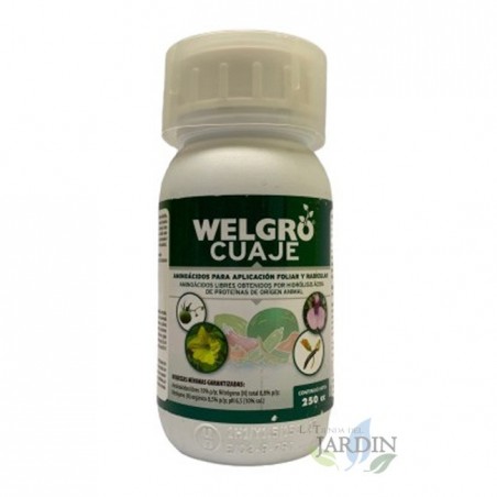 Welgro Cuaje 250cc, acides aminés pour application foliaire et racinaire
