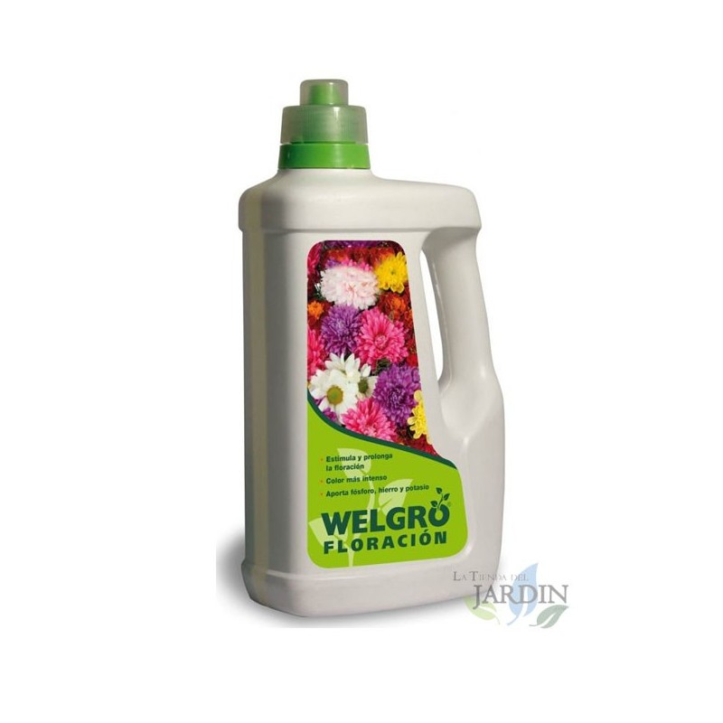 Engrais de floraison Welgro 1 litre.  Teneur élevée en phosphore, fer et potassium