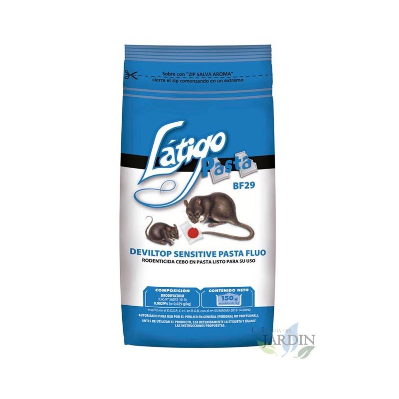 Cebo Latigo fresco en pasta, 150 gr