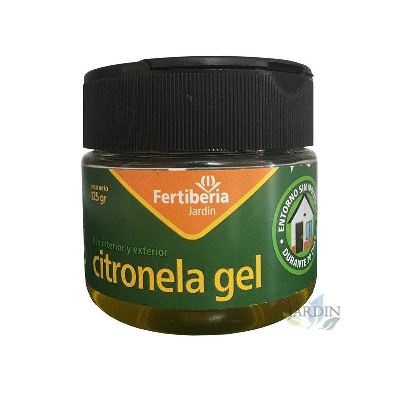 Gel à la citronnelle 125 gr, produit efficace contre les moustiques