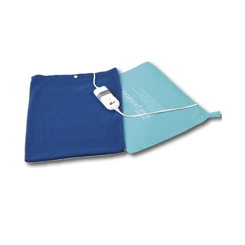 Almohadilla Termica Electrica 40x38 cm | Ideal para Aliviar Dolores de Cuello y Espalda | 60W, 3 Niveles de Temperatura