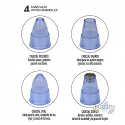 Cleanses facial pores, suction of blackheads and pimples