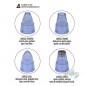 Cleanses facial pores, suction of blackheads and pimples Cleanses facial pores, suction of blackheads and pimples