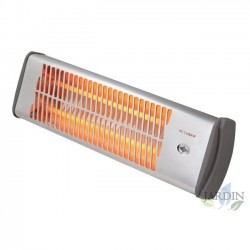 Aquecedor de parede de quartzo 600-1200W 55x15 cm