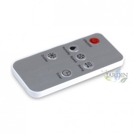 Refrigerador de ar 3 em 1, 75W: Ventilador, refrigerador e umidificador 25x26x57 cm