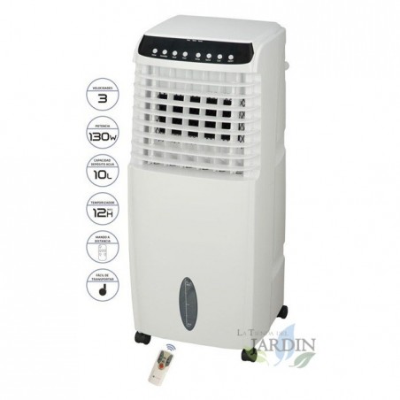 Climatiseur Mobile, 3 en 1 Refroidisseur d'Air Évaporatif avec Télécommande, 3 Vitesses 130W: Ventilateur, Refroidisseur
