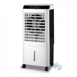 Rafraîchisseur d'air avec humidificateur 150 W, réservoir de 42 litres, 43 x 34 x 97 cm