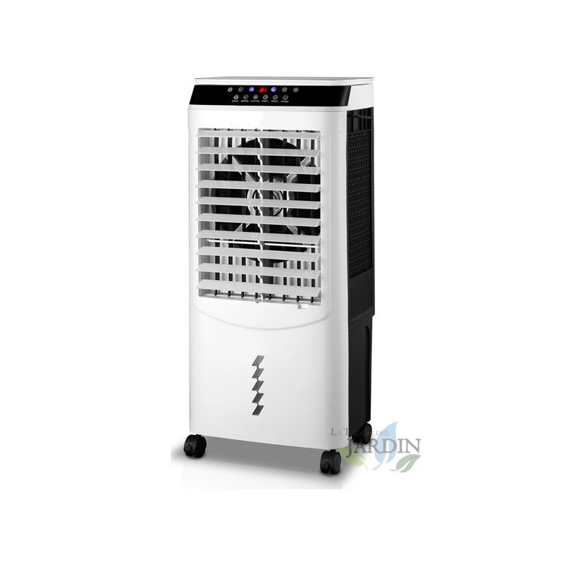 Refroidisseur d'air par évaporation 150 W avec humidificateur et réservoir de 37 litres, 43 x 34 x 97 cm