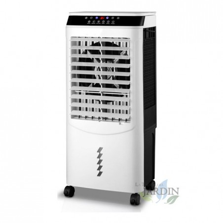 Rafraîchisseur d'air avec humidificateur 150 W, réservoir de 42 litres, 43 x 34 x 97 cm