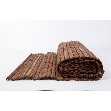 Casca natural dupla face 1 x 3 para ocultação, sombreamento ou delimitação
