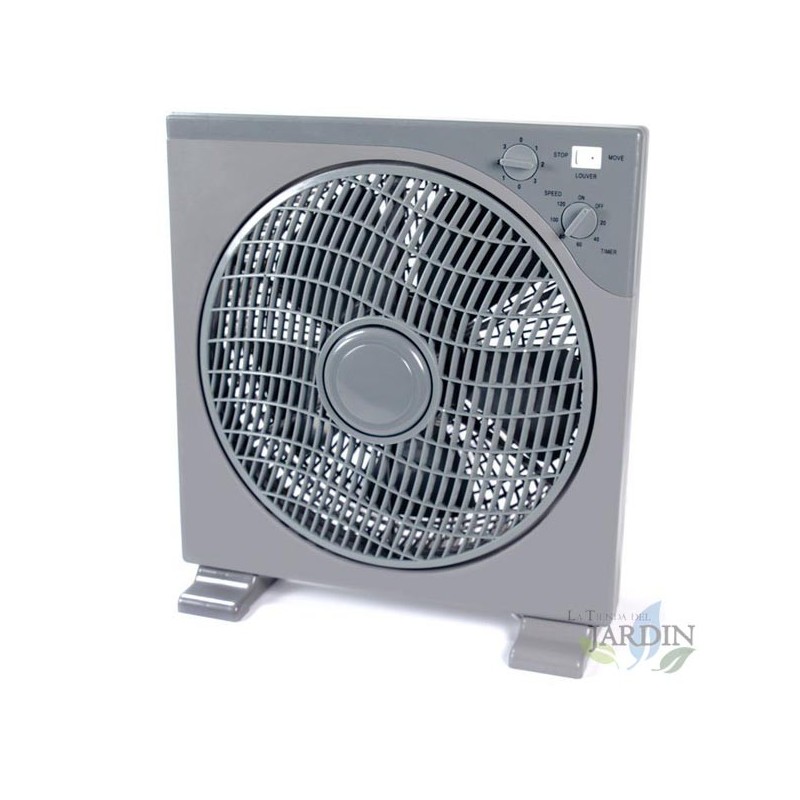 Quadratischer 12" oszillierender Bodenventilator mit 40-W-Timer Quadratischer 12" oszillierender Bodenventilator mit 40-W-Timer