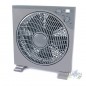 Ventilateur de table ou sur pied muni de 5 pales et 3 niveaux d'intensité 12'' 40W Rotation à 360 degrés et minuterie