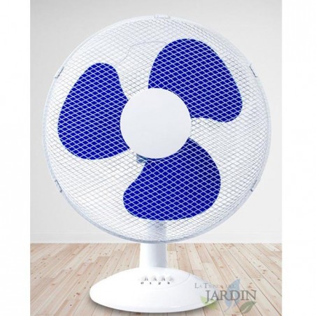 Ventilateur de bureau 16'' 45W 3 vitesses 120º, ET-F17TF