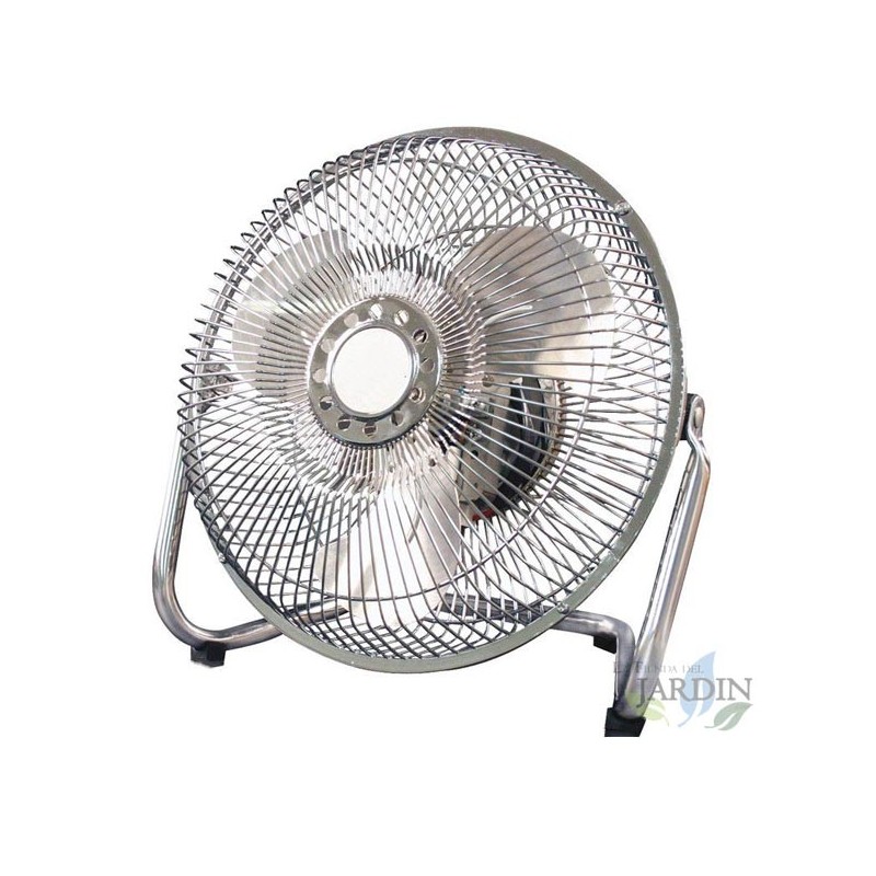 9 "powerful 3-speed 38W fan
