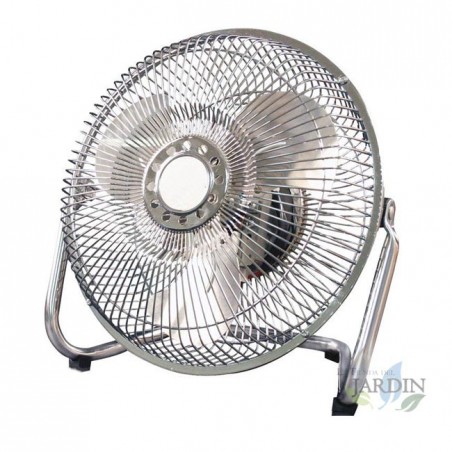 9 "powerful 3-speed 38W fan