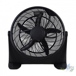 Ventilador de alta velocidade 20" 100W preto 3 velocidades