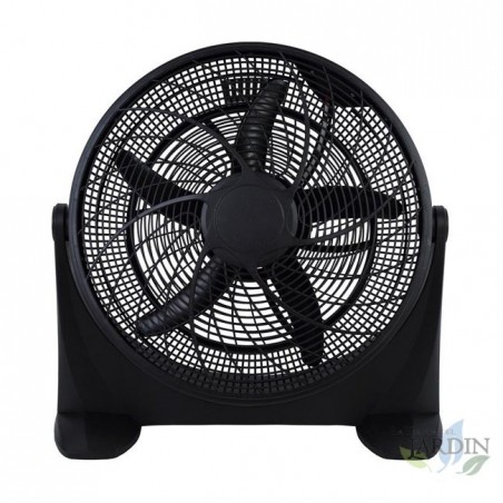 Ventilador Alta Velocidad 20'' 100W Negro, 3 Velocidades para Enfriamiento Rápido