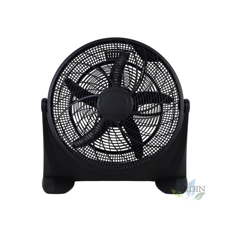 Ventilatore ad alta velocità 20" 100W nero 3 velocità