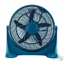 Ventilateur de sol métal bleu 20'' 50cm 100W 3 vitesses, TH-KB03 Thulos