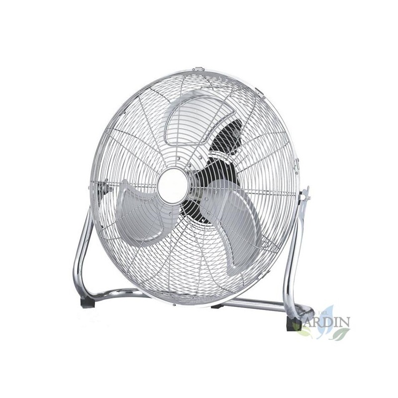 Ventilateur de sol métal 18'' 46cm 100W 3 vitesses, TH-KB04 Thulos