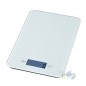  Bilancia da cucina a LED 5 Kg bianca, graduazione 1 gr.  16x23 cm