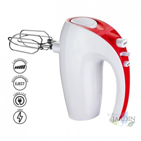  Mixer 150W 5 velocità, 2 aste