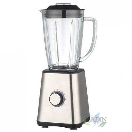 Frullatore in acciaio inox, 1,8 litri, 1200W, 5 velocità, brocca inclusa