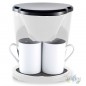 Cafetera de goteo negra 0.6 litros, 2 tazas 450W